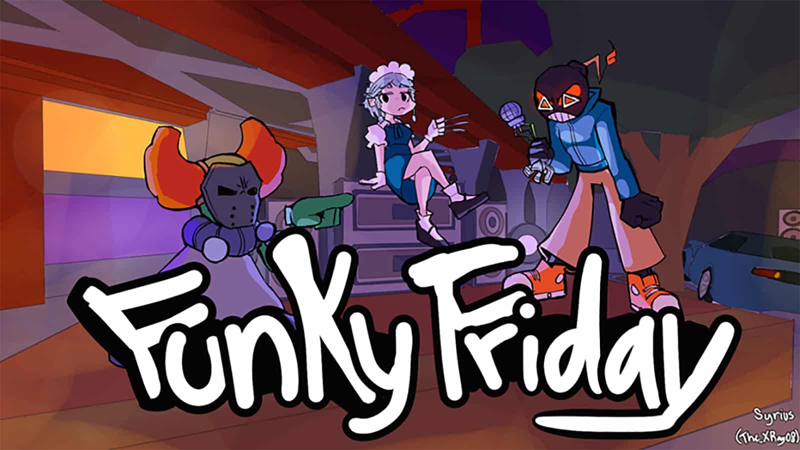 artwork for the Funky Friday Roblox game
