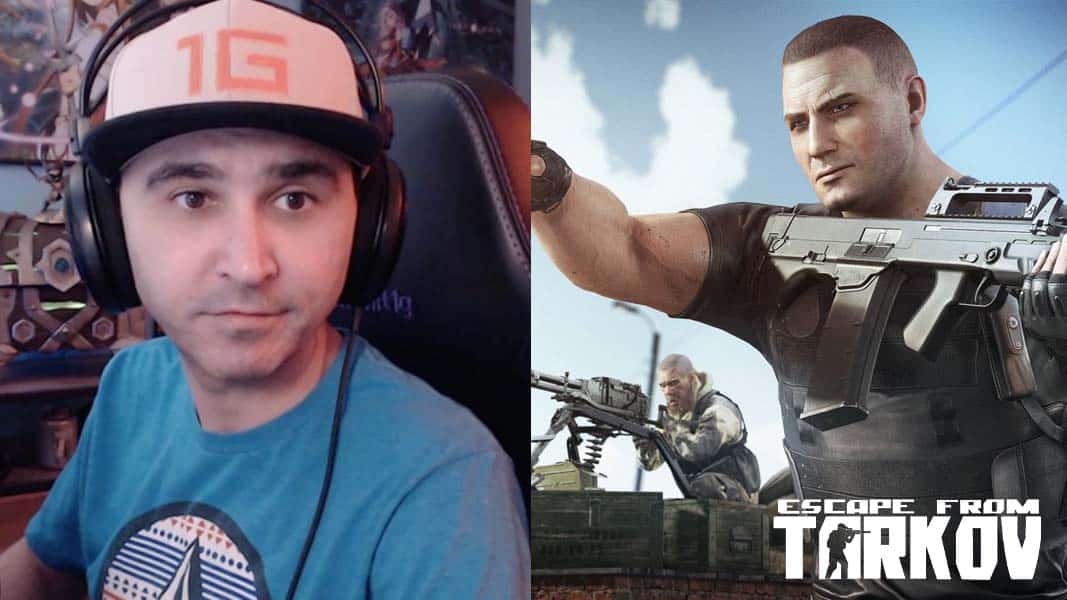 Summit1g next to EFT character