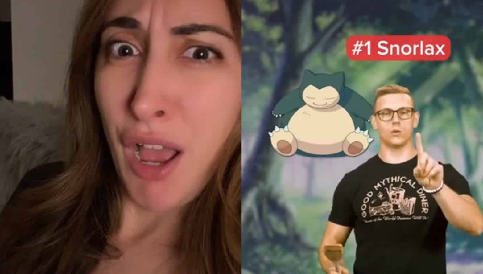 Sarah Natochenny reacts to Good Mythical Kitch viral TikTok of cooking Pokemon