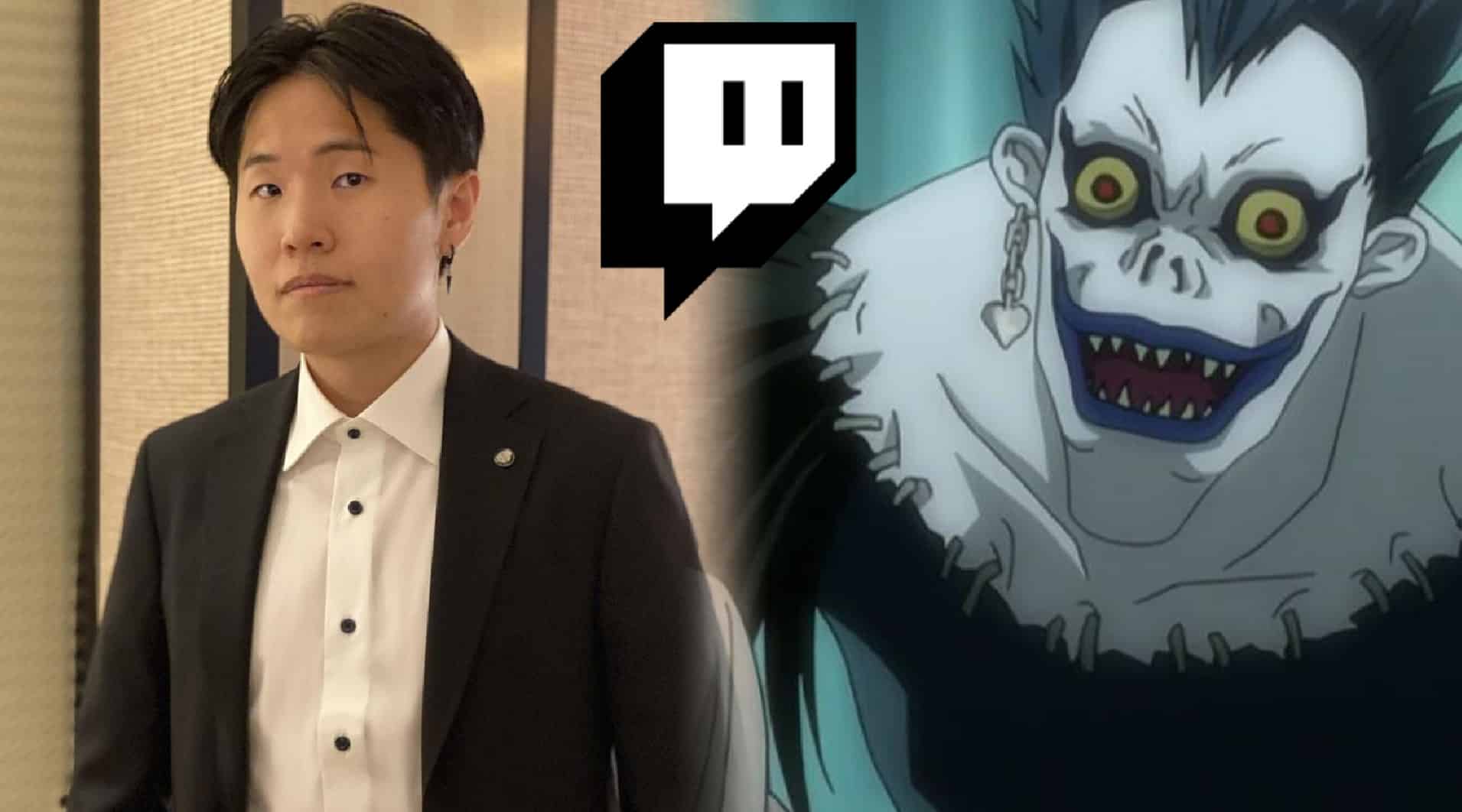 Disguised Toast streaming Death Note on Twitch