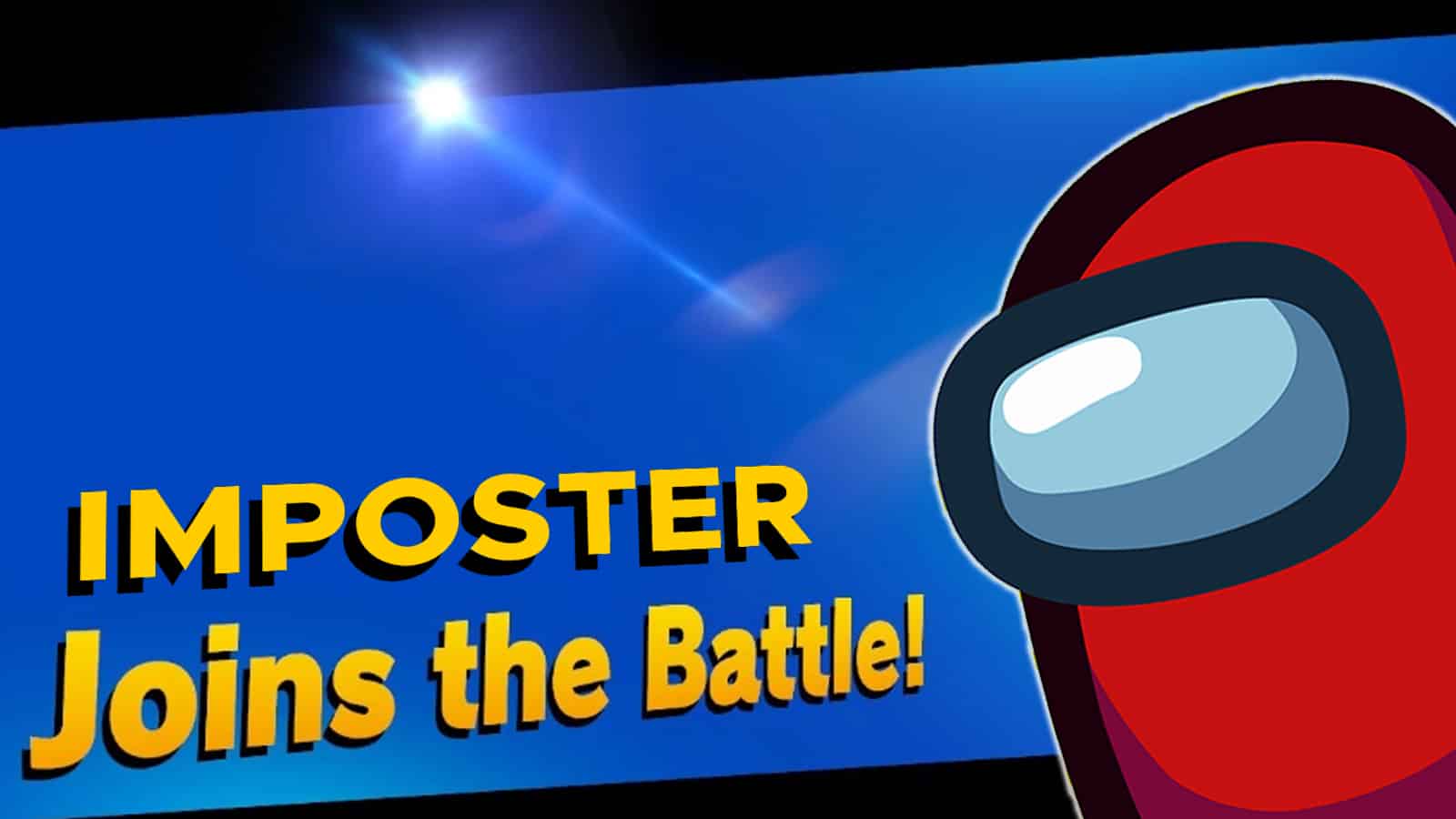 An image of an Among Us character in Super Smash Bros Ultimate.