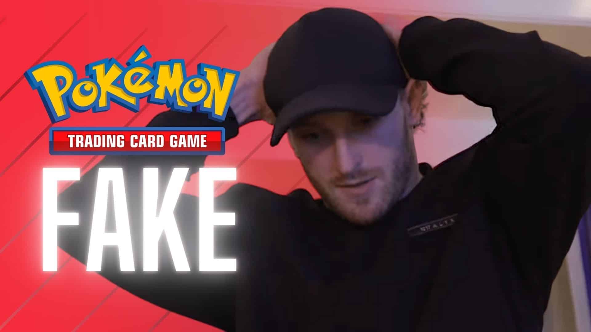 logan pauls pokemon cards are fake