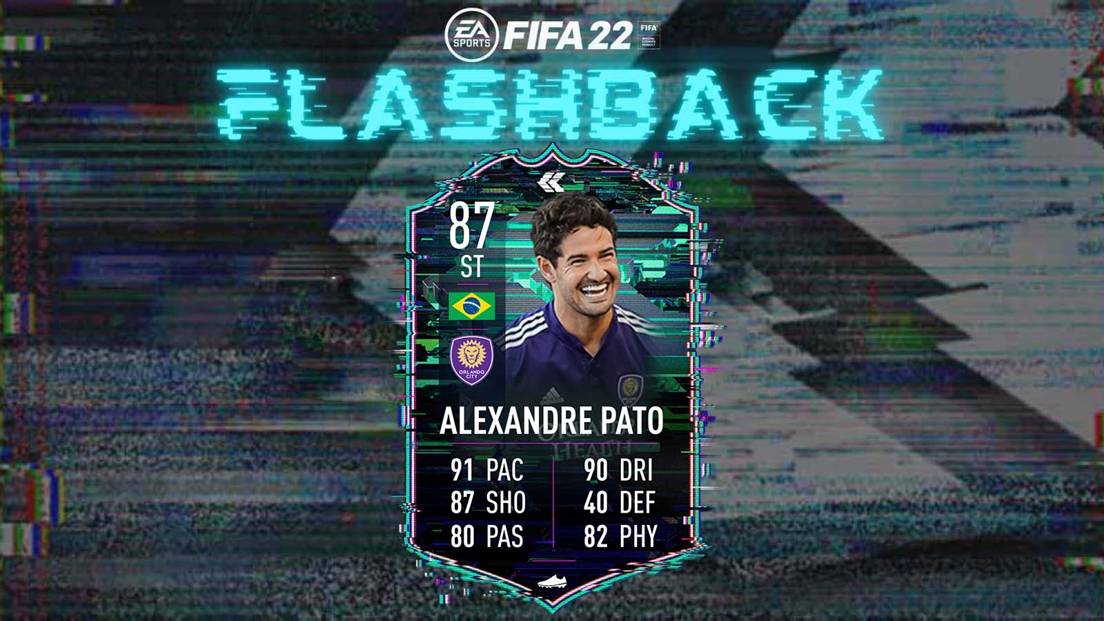 Flashback Pato card with FIFA 22 logo