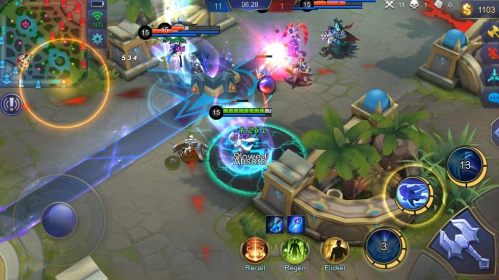 Mobile Legends gameplay, also known as ML