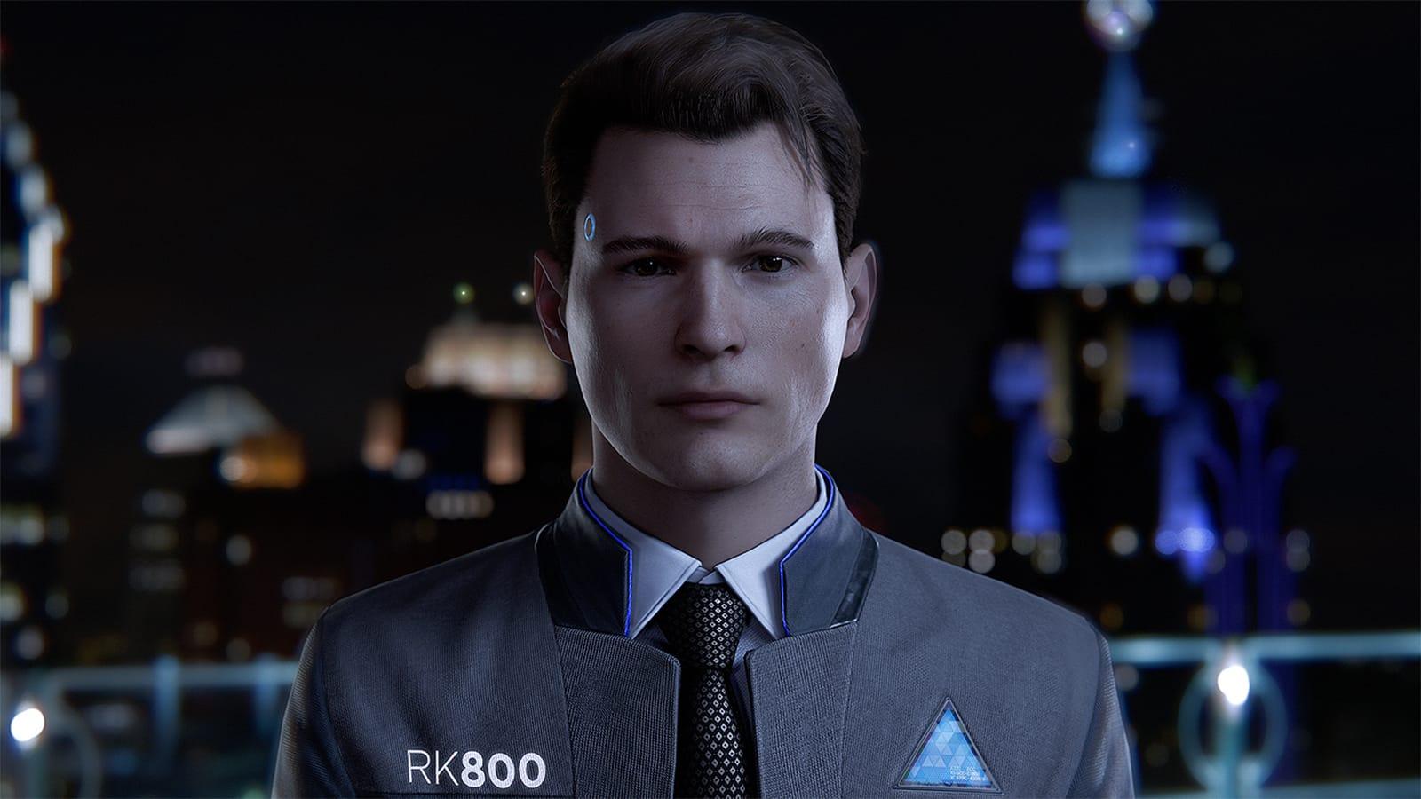 The character Connor appearing in Detroit Become Human