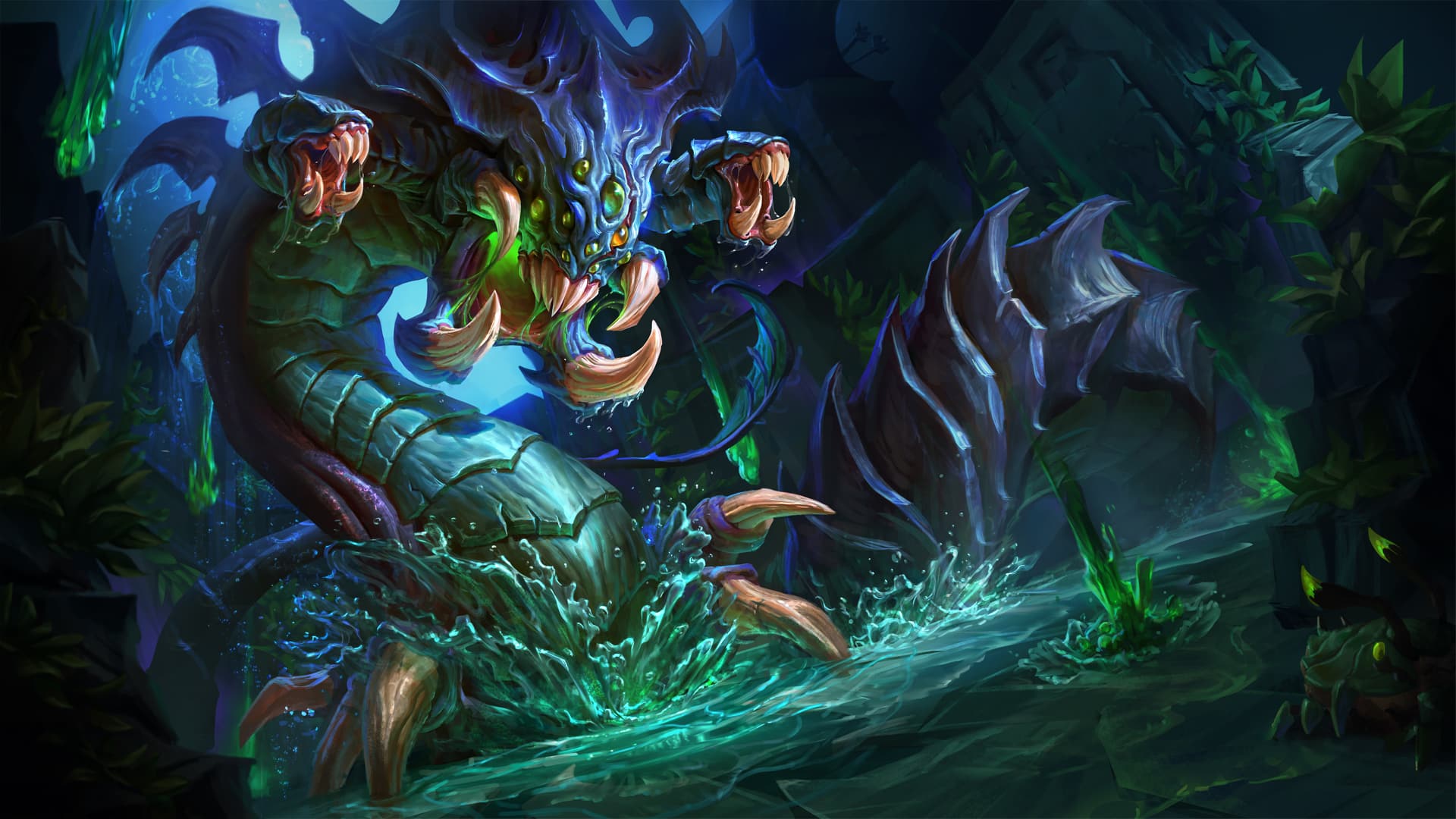 league of legends lol Baron Nashor in the jungle