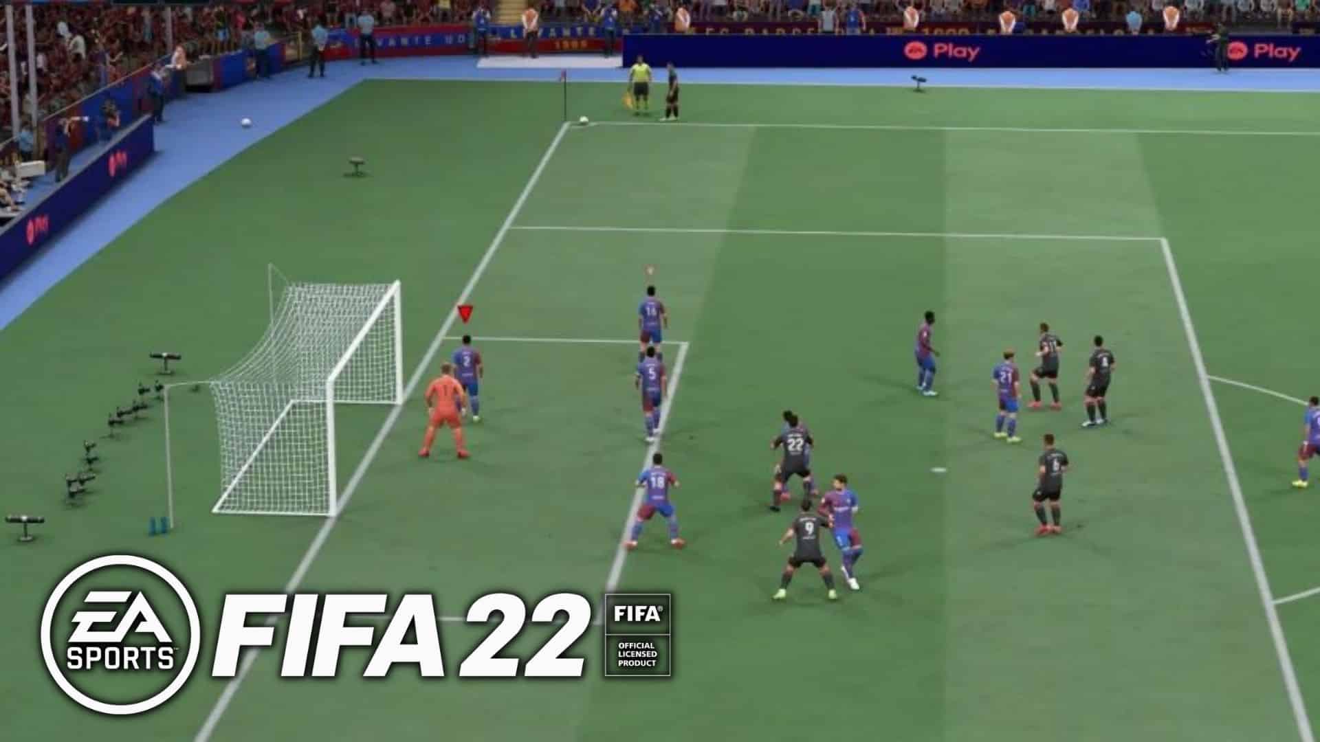 fifa 22 corner kick
