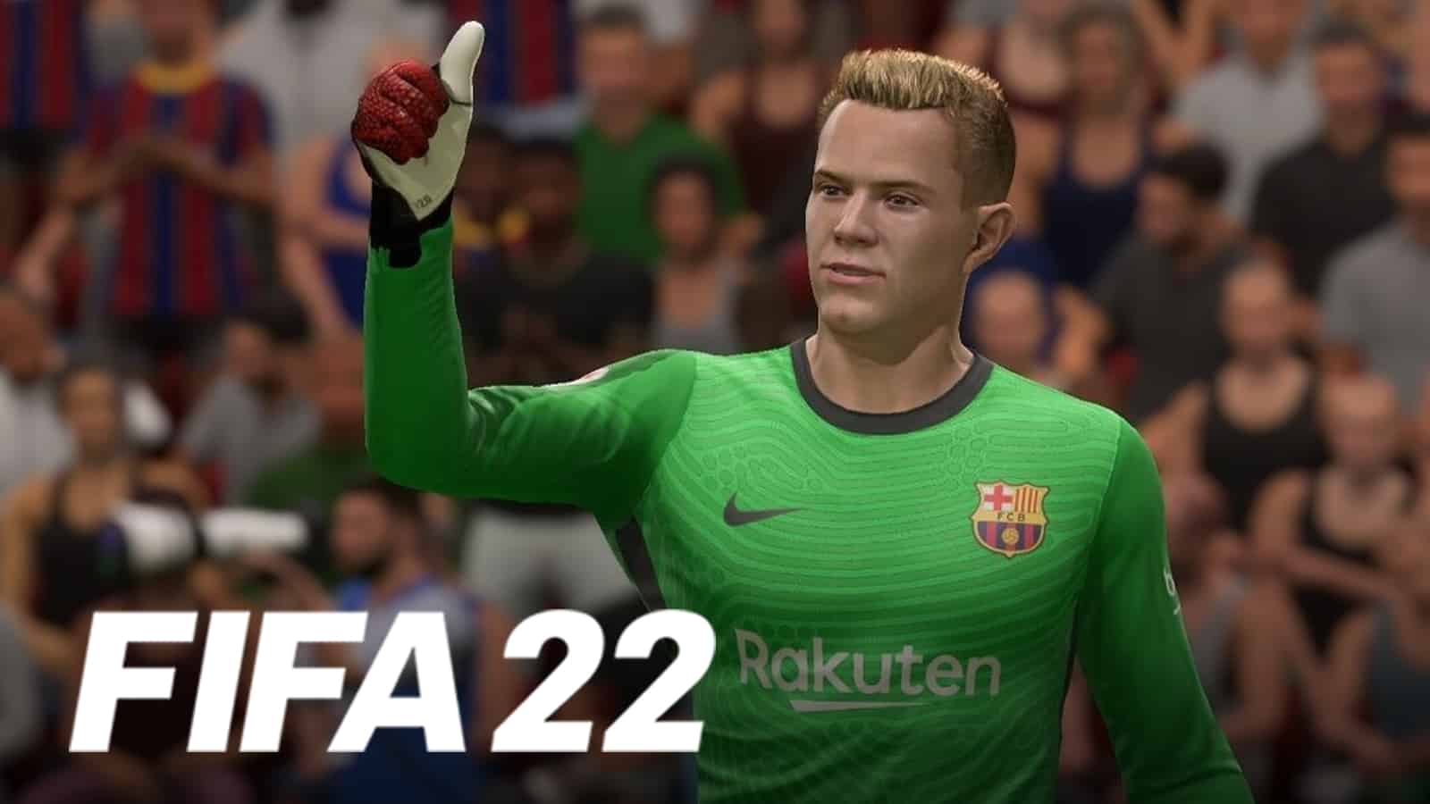 Ter Stergen in FIFA 22 Ultimate Team.