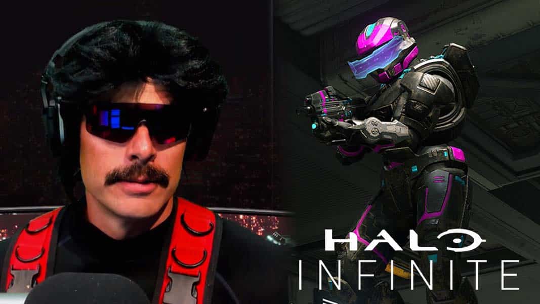 Doc streaming next to Halo charcater