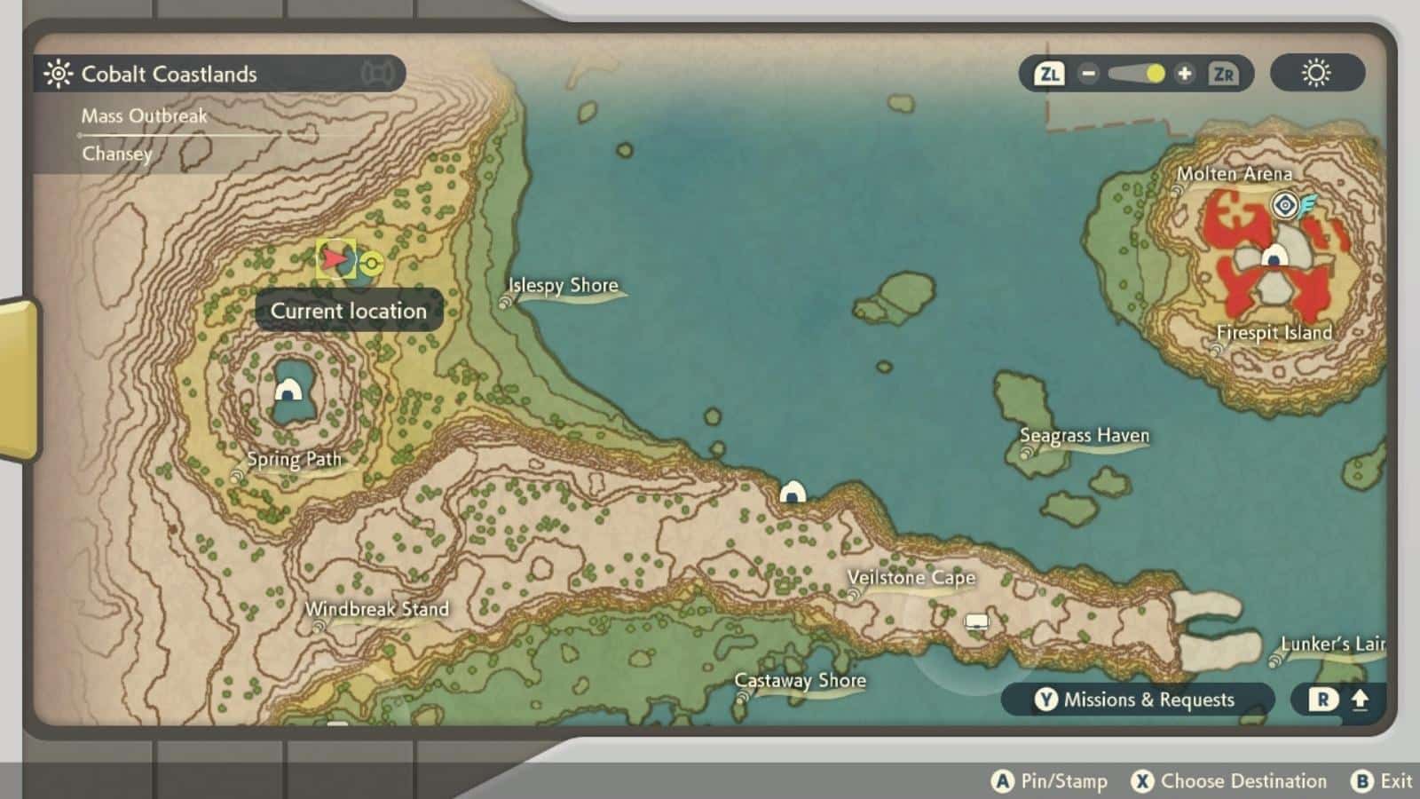 piplup map location in pokemon legends arceus