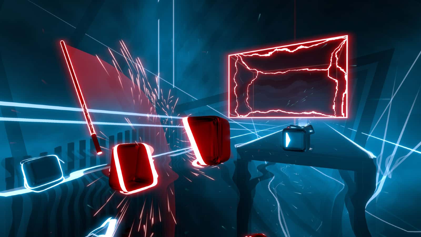 Beat Saber screen of a regular map and song