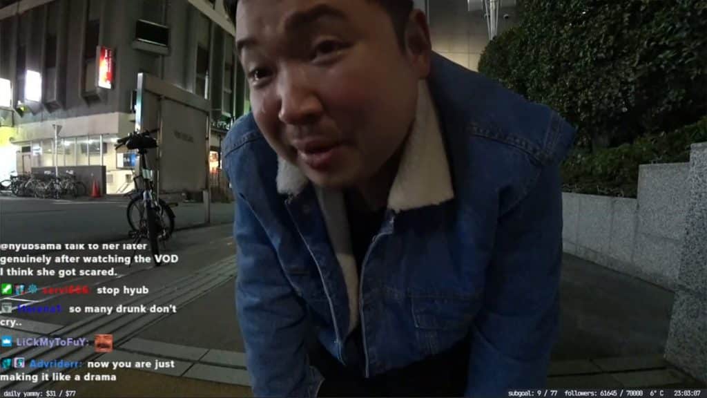 hyubsama cries and apologizes
