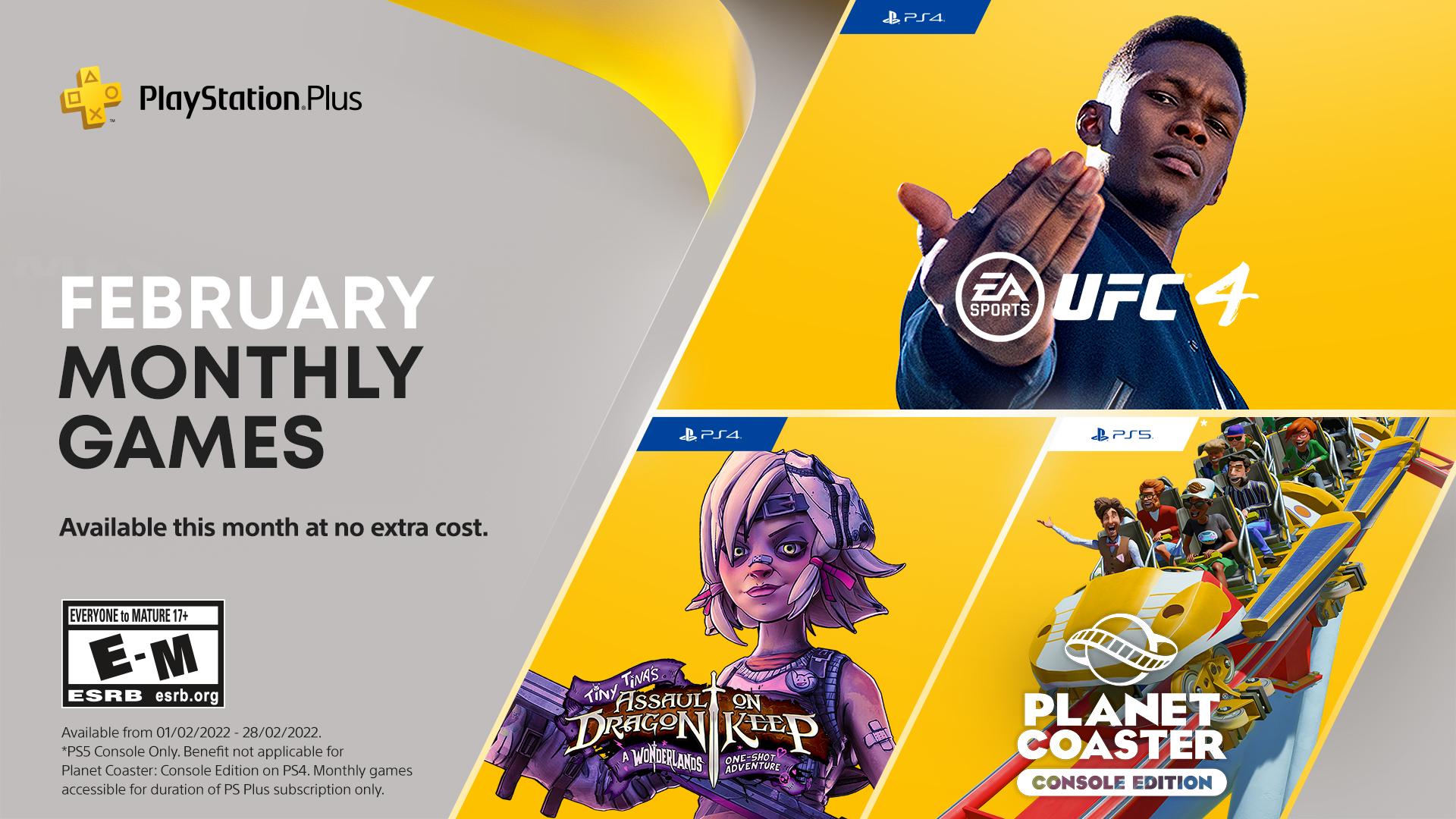 PS Plus lineup for February 2022