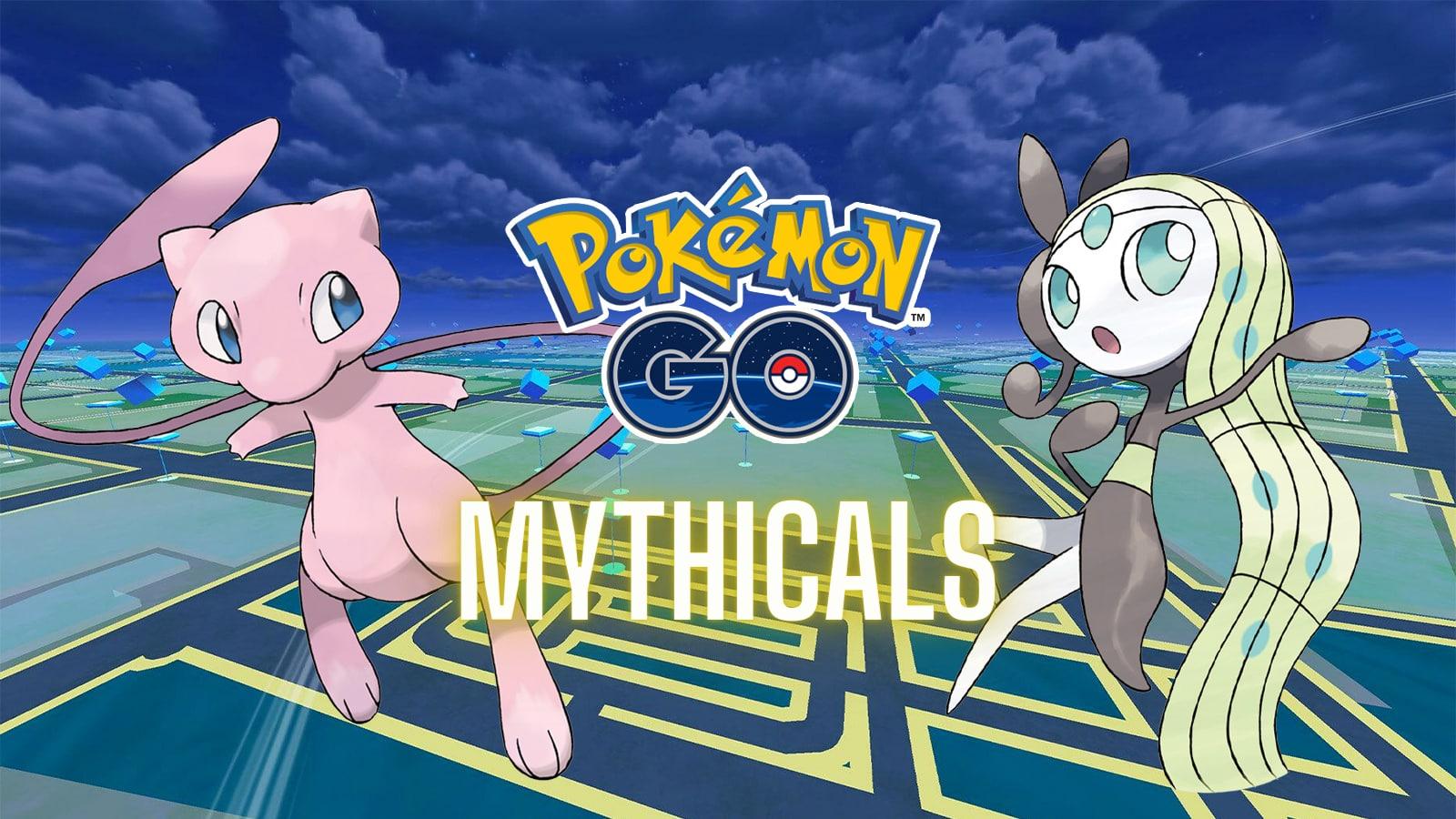 Mythical Pokemon Mew and Meloetta appearing in Pokemon Go
