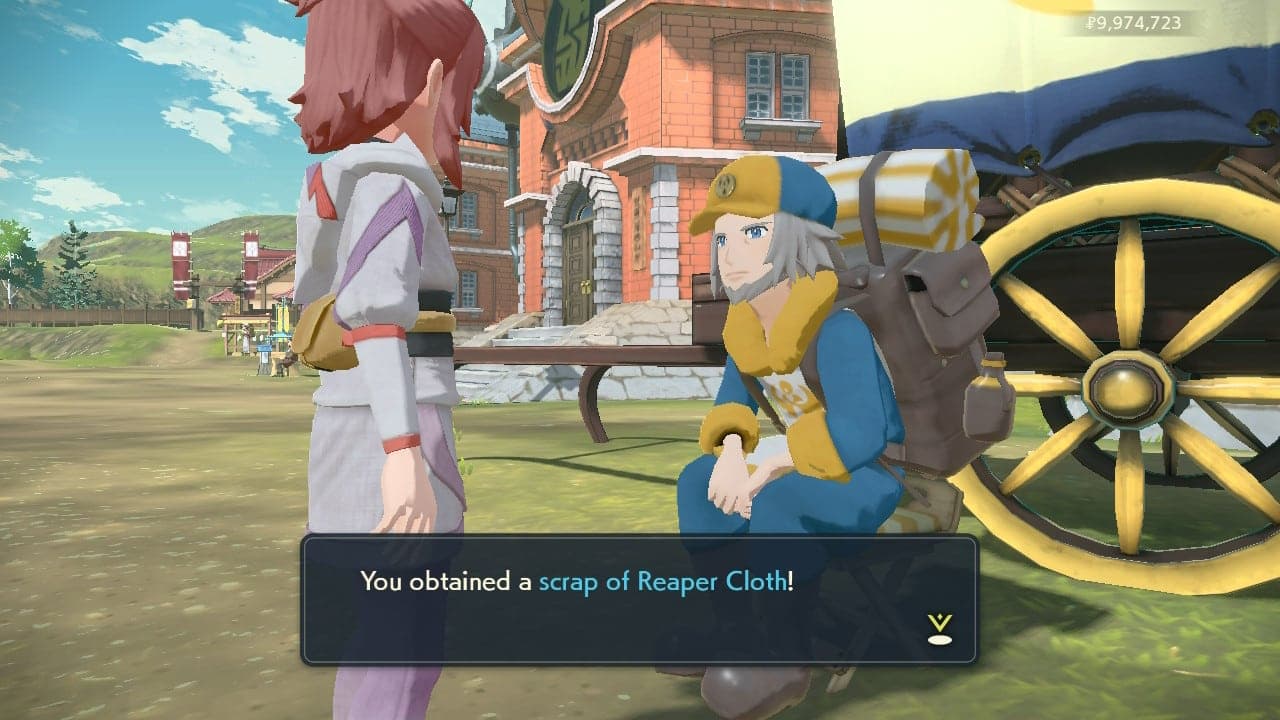Pokemon Legends Arceus Ginko Guild Cart screenshot.