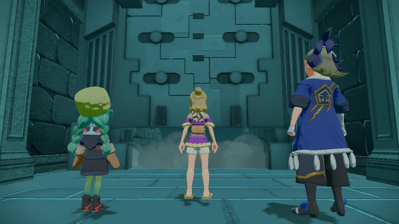 Pokemon Legends Arceus Regigigas Snowpoint Temple door sequence. 