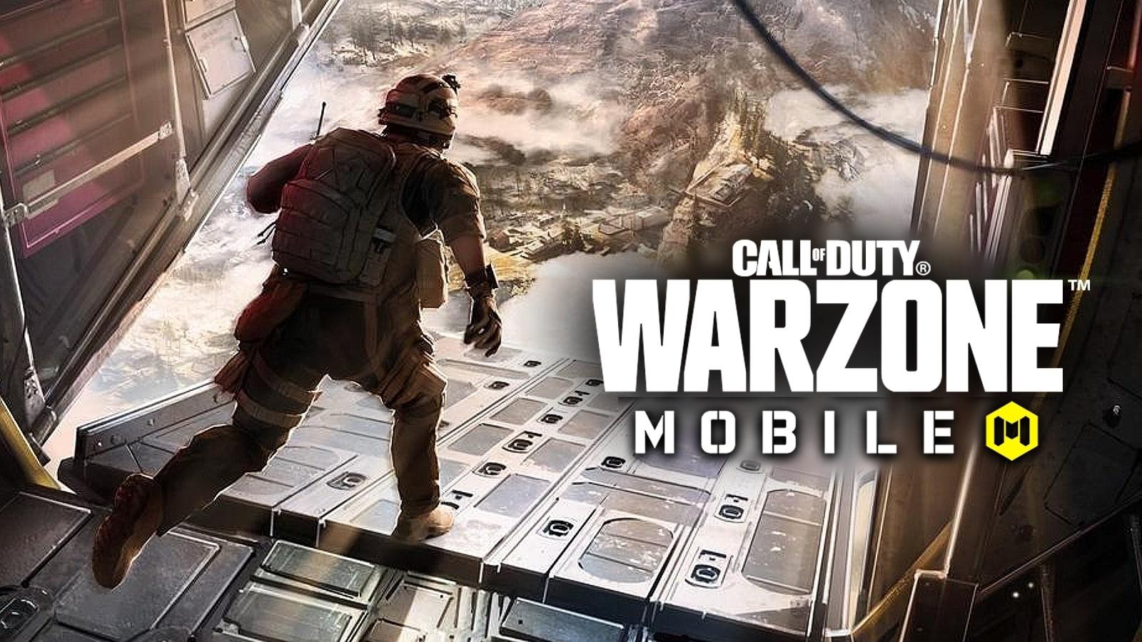 Warzone mobile jumping out of plane