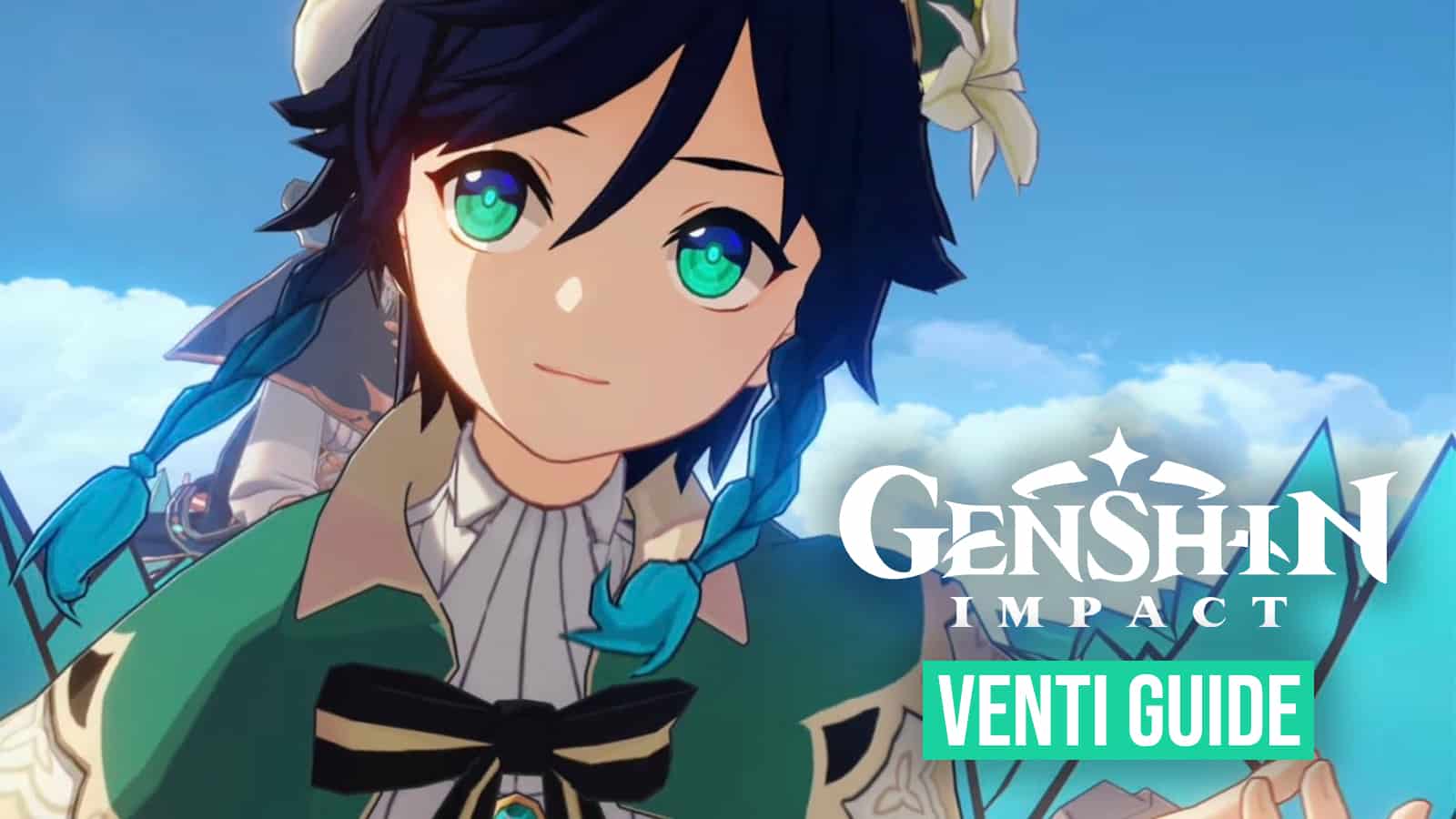 Venti looking up in Genshin Impact