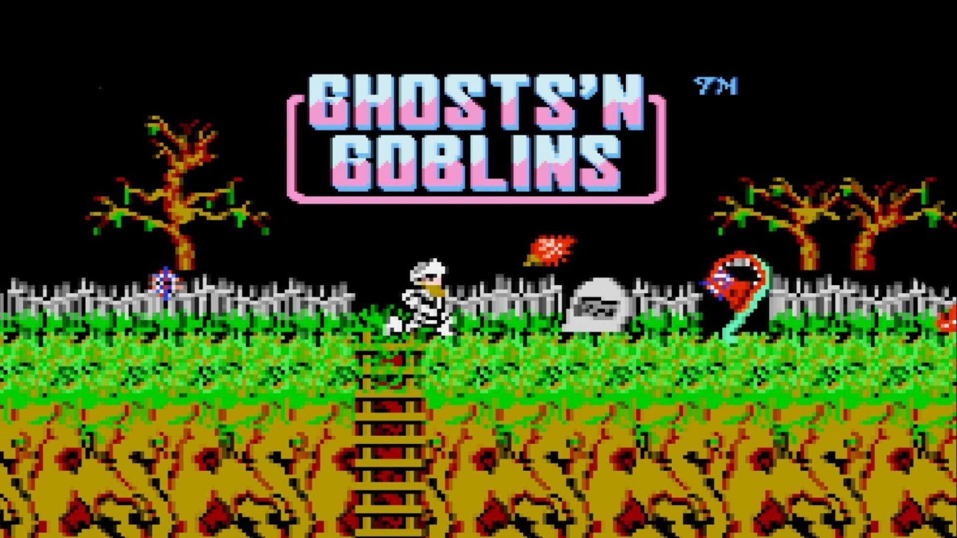 ghosts n goblins title screen