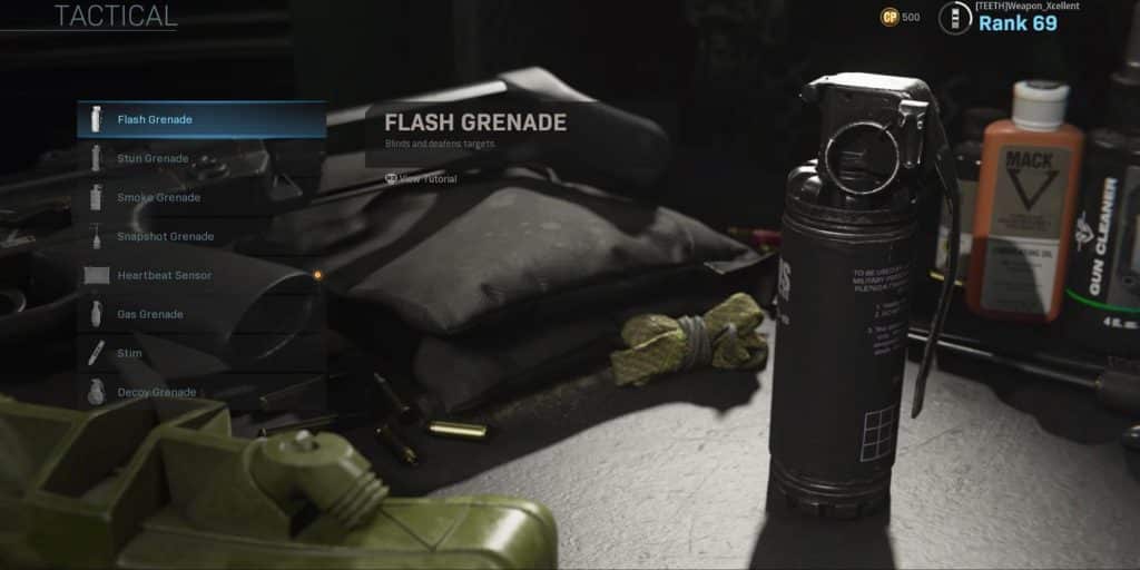 warzone flash grenade