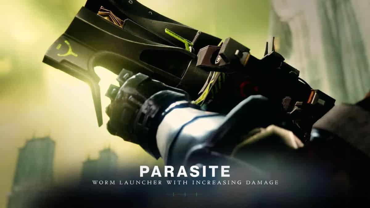 Destiny 2 Parasite weapon from the Witch Queen expansion