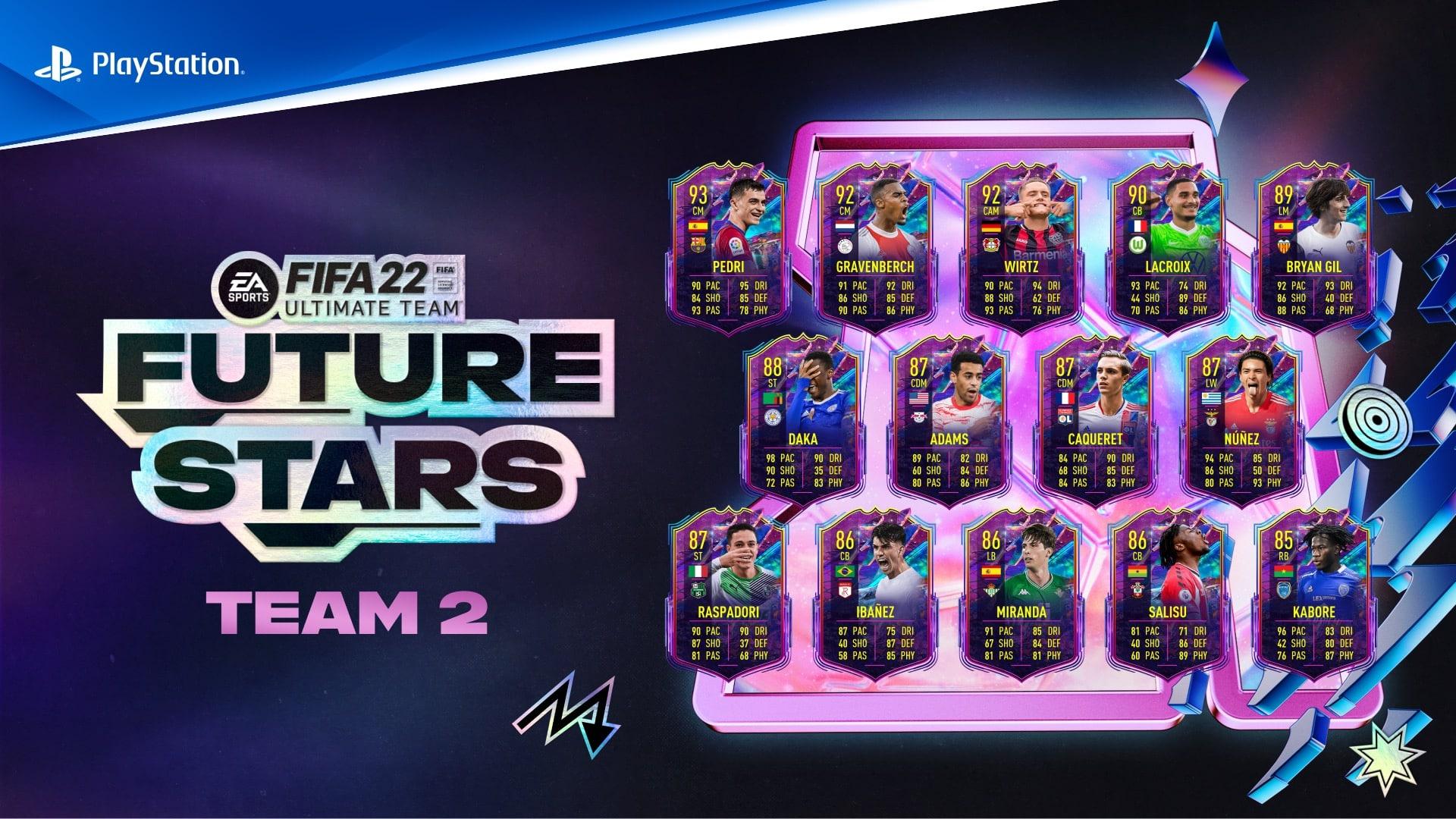 FIFA 22 TEAM 2 FUTURE STARS
