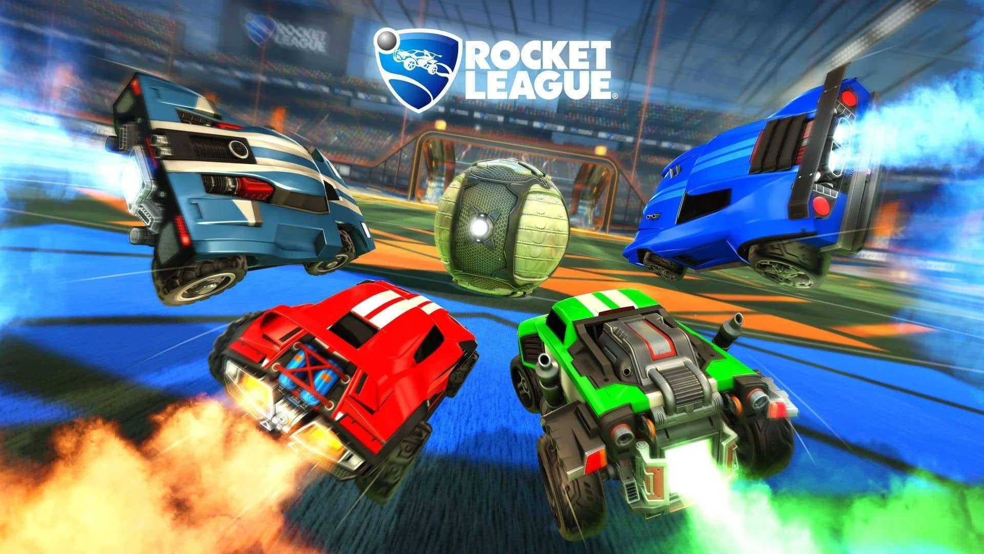 rocket league cars going for ball