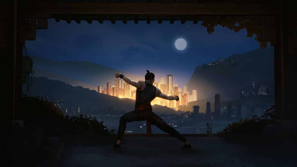 Sifu screenshot showing the protagonist practicing martial arts