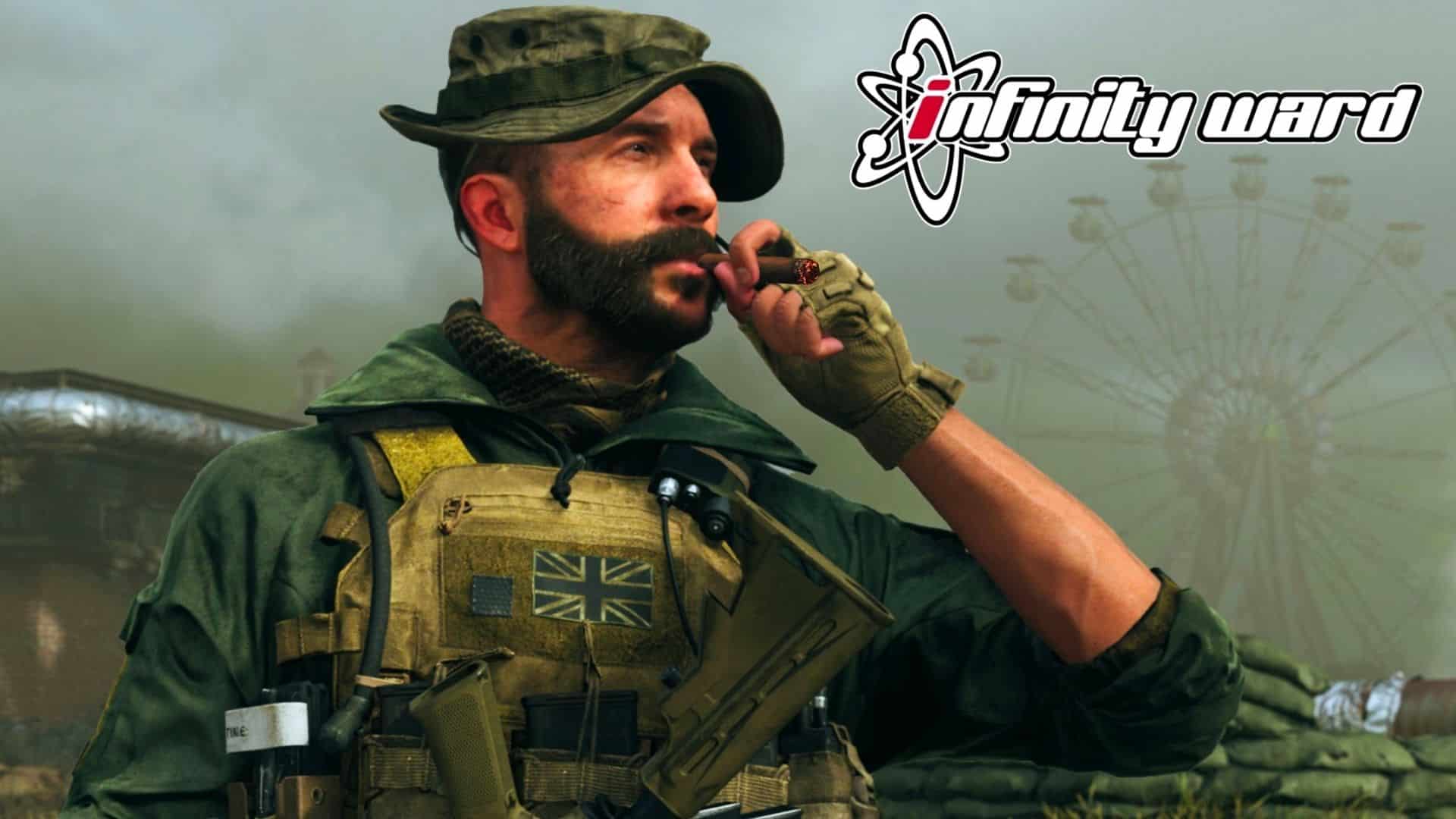 Captain Price in Modern Warfare 2019 with cigar