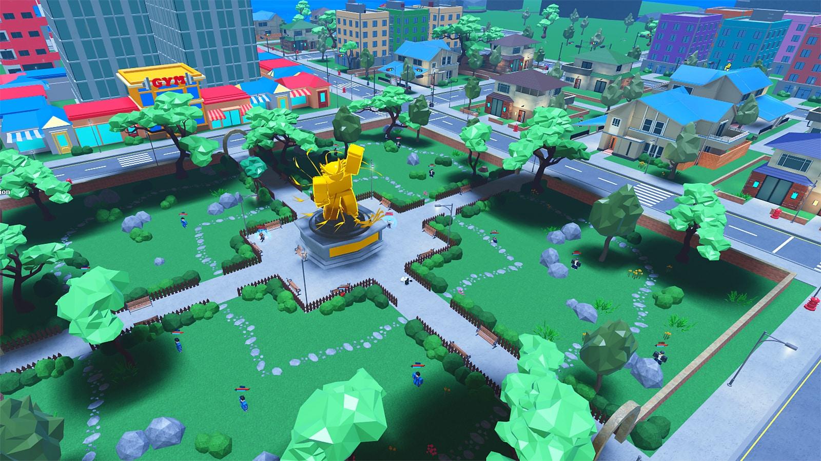 An image of gameplay in Boku No Roblox emastered