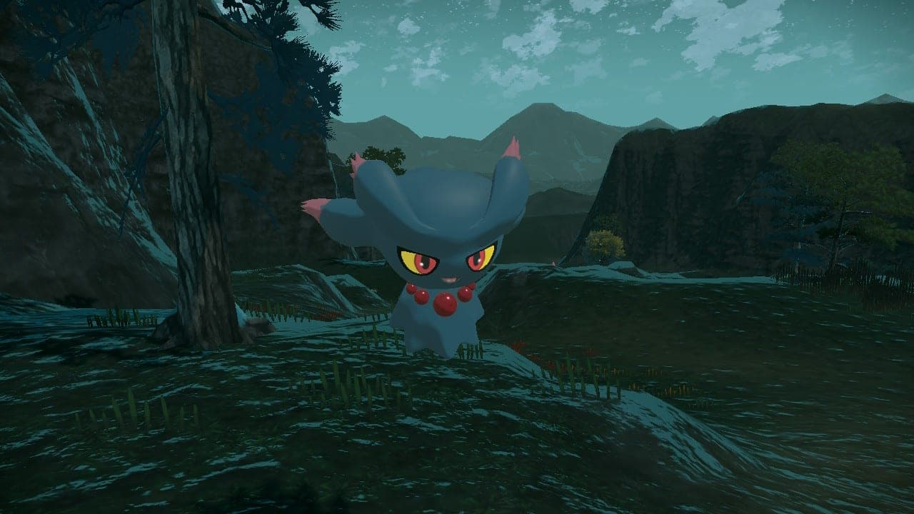 Pokemon Legends Arceus Misdreavus screenshot.