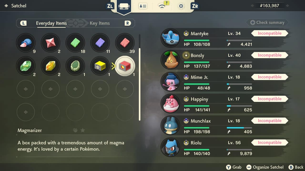 evolution items in pokemon legends arceus