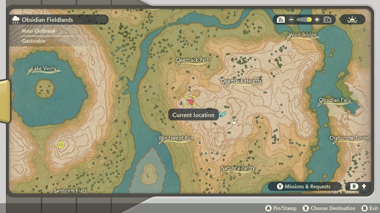 munchlax map location in pokemon legends arceus
