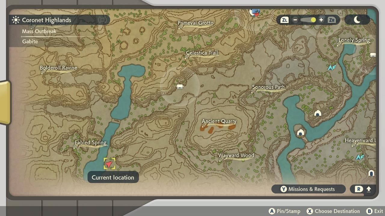 cleffa map location in pokemon legends arceus