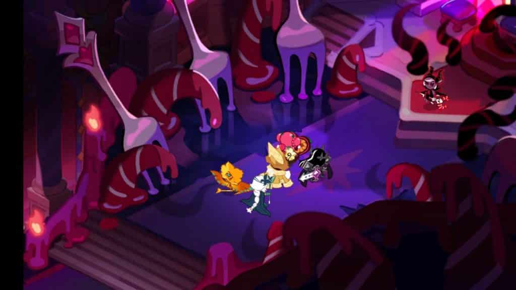 Screenshot featuring Legendary characters in Cookie Run: Kingdom