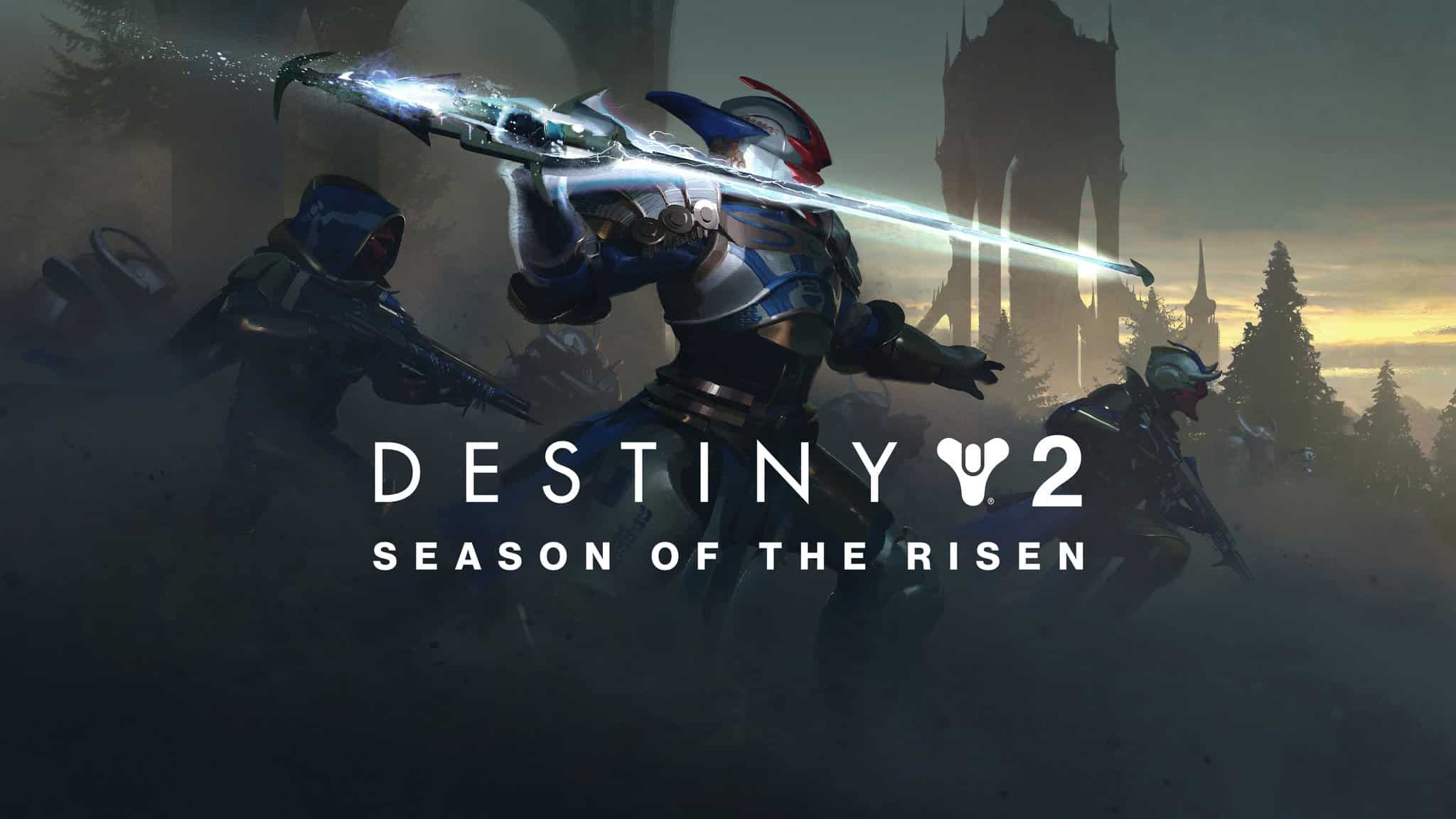 Destiny 2 Season of the Risen key art showing the Synaptic Spear