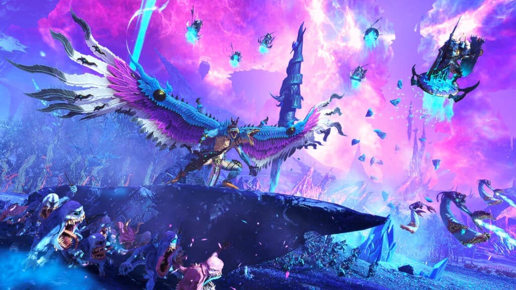 Total War Warhammer 3 screenshot showing Tzeentch