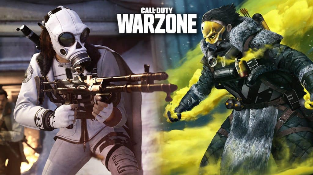 Warzone gameplay next to Apex Legends gameplay
