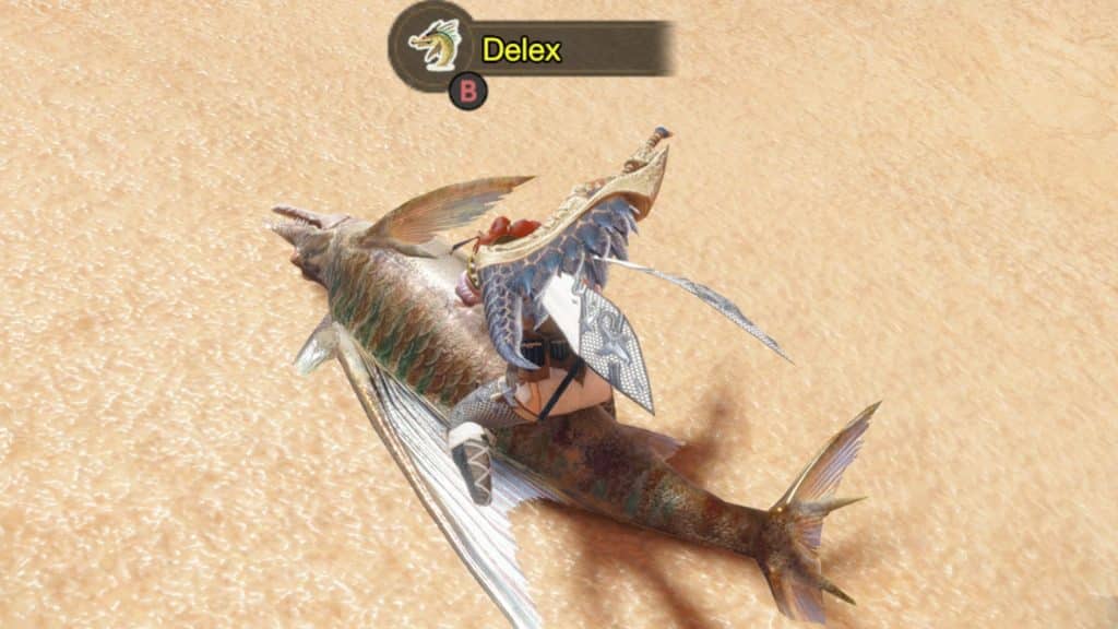 Carving a Delex in Monster Hunter Rise
