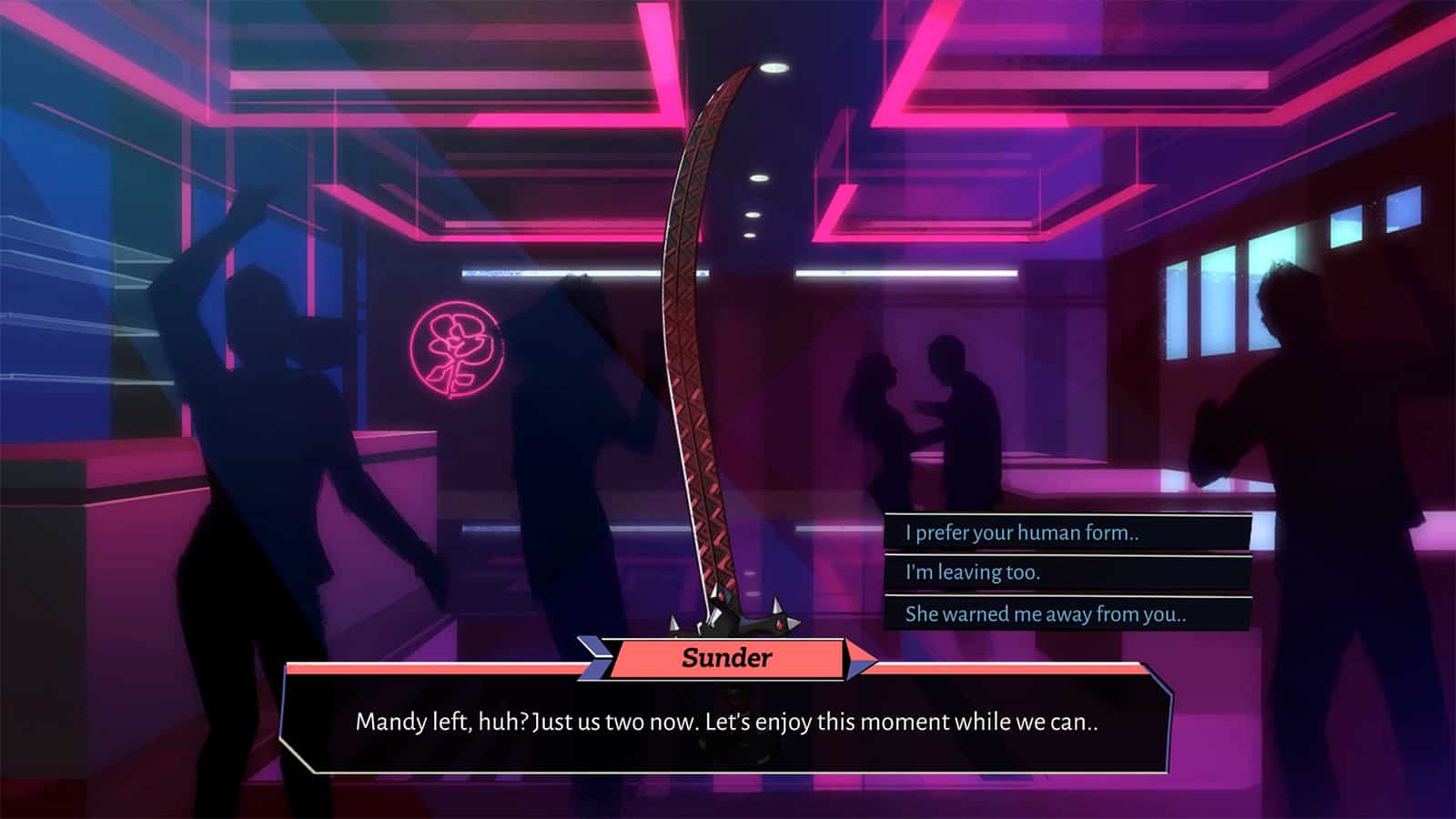 A screenshot of the dating sim Boyfriend Dungeon