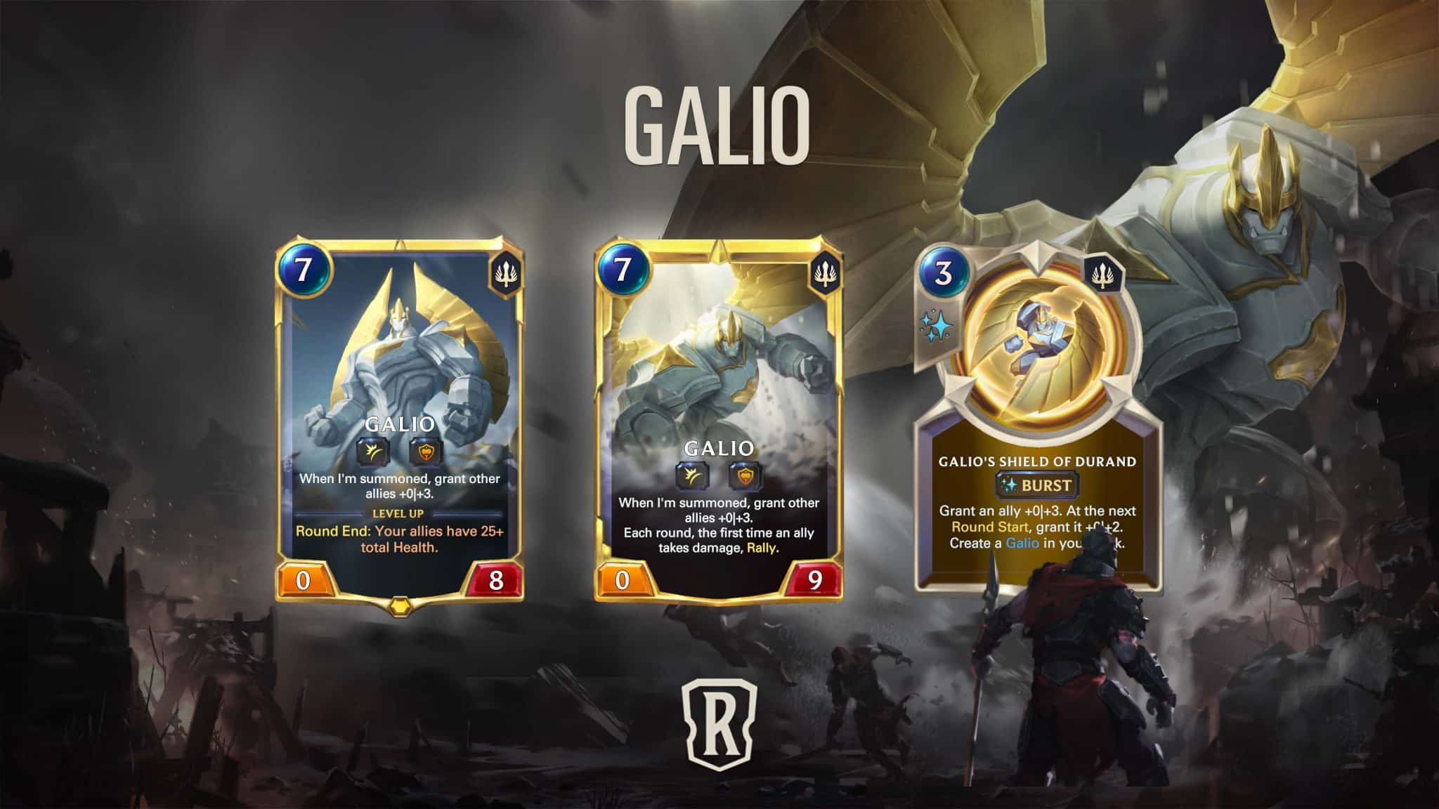 Legends of Runeterra Galio cards