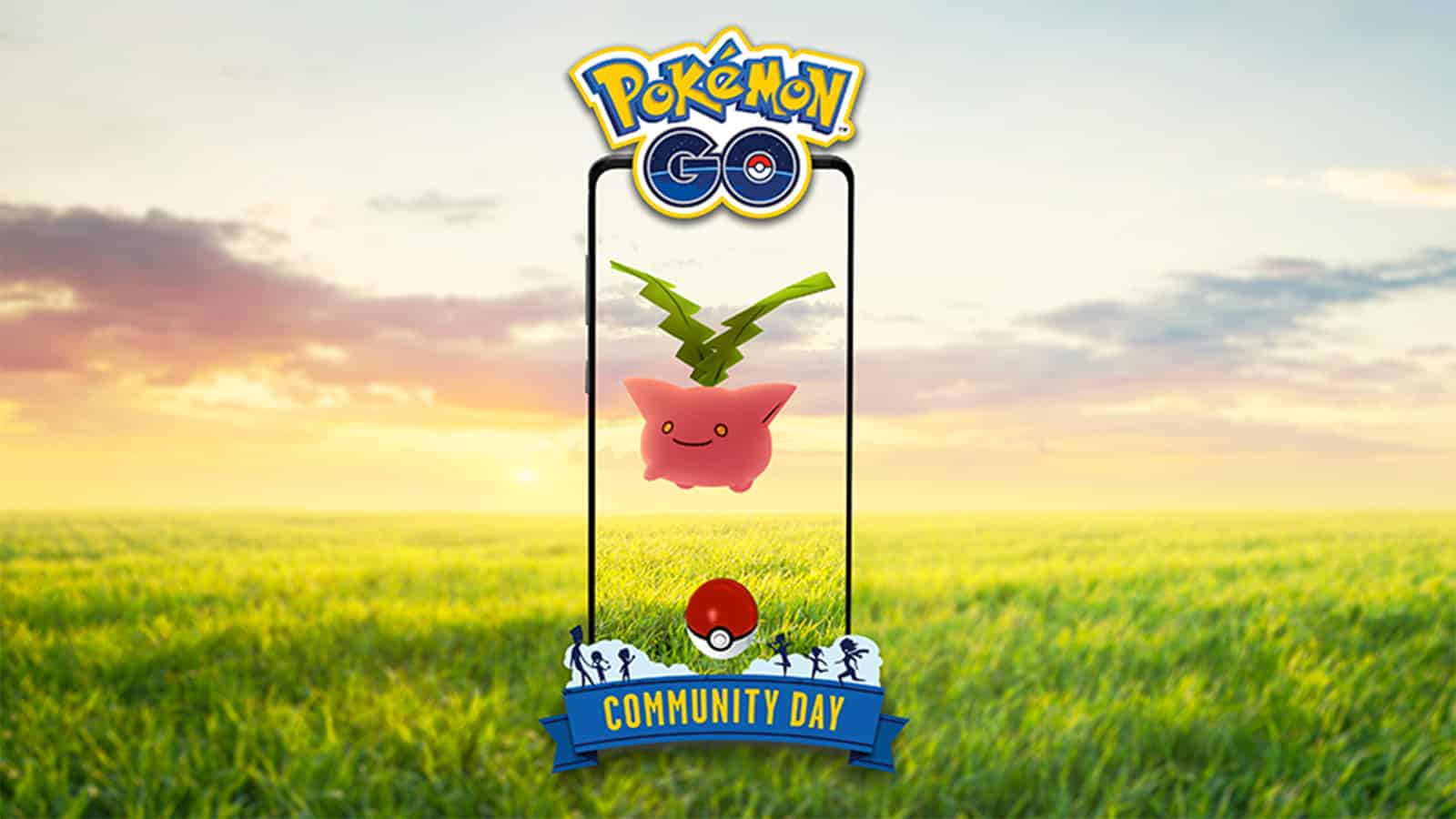Hoppip appearing in the Pokemon Go Community Day Special Research