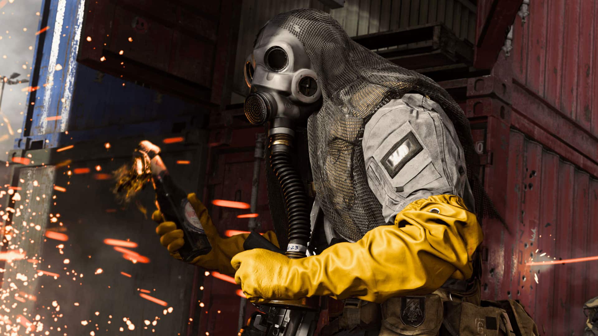 Warzone gas mask gameplay