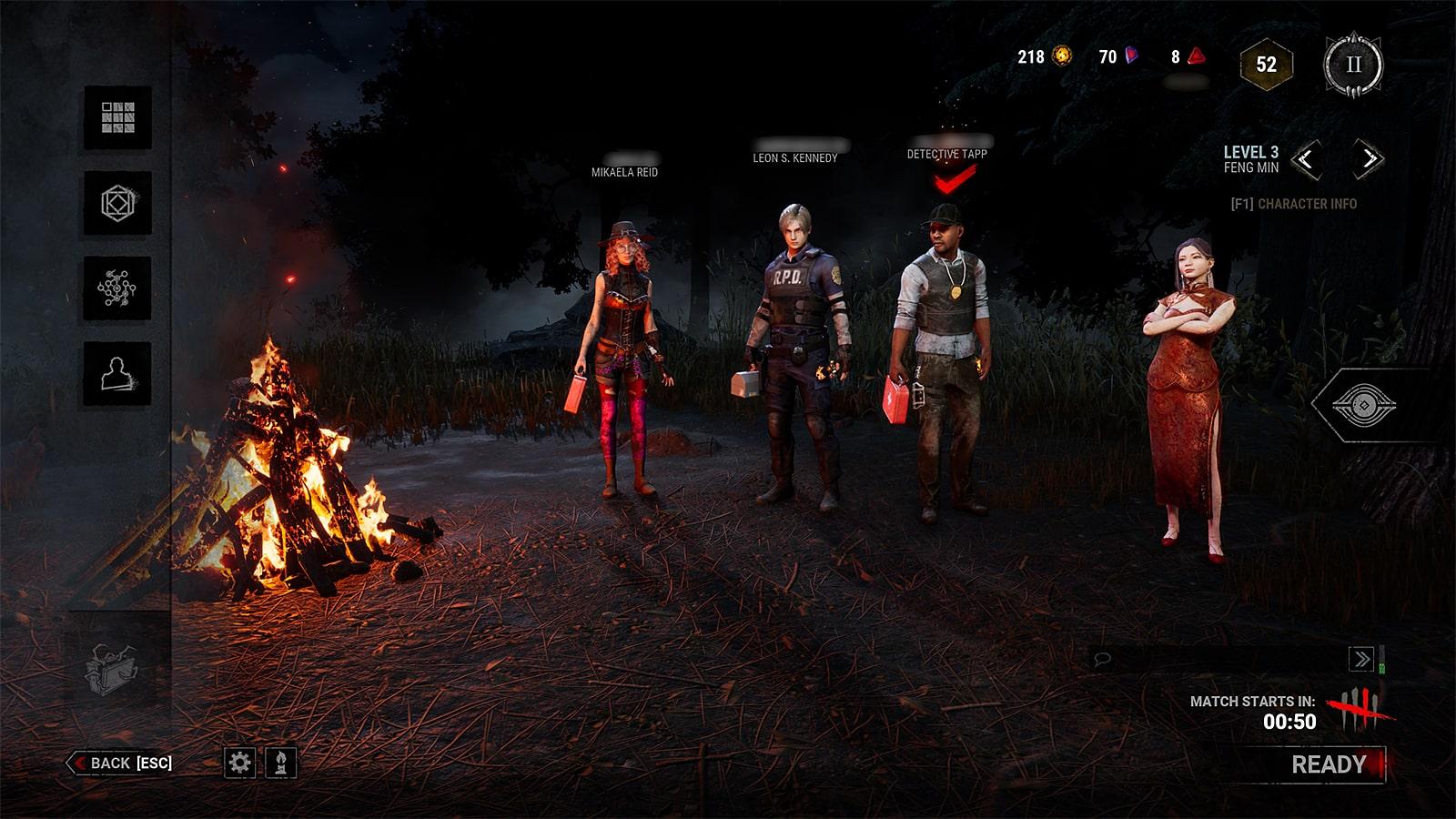 An image of Survivors waiting to start a Trial in DBD