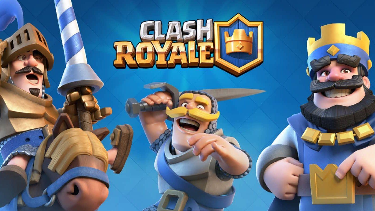 poster featuring characters from Clash Royale