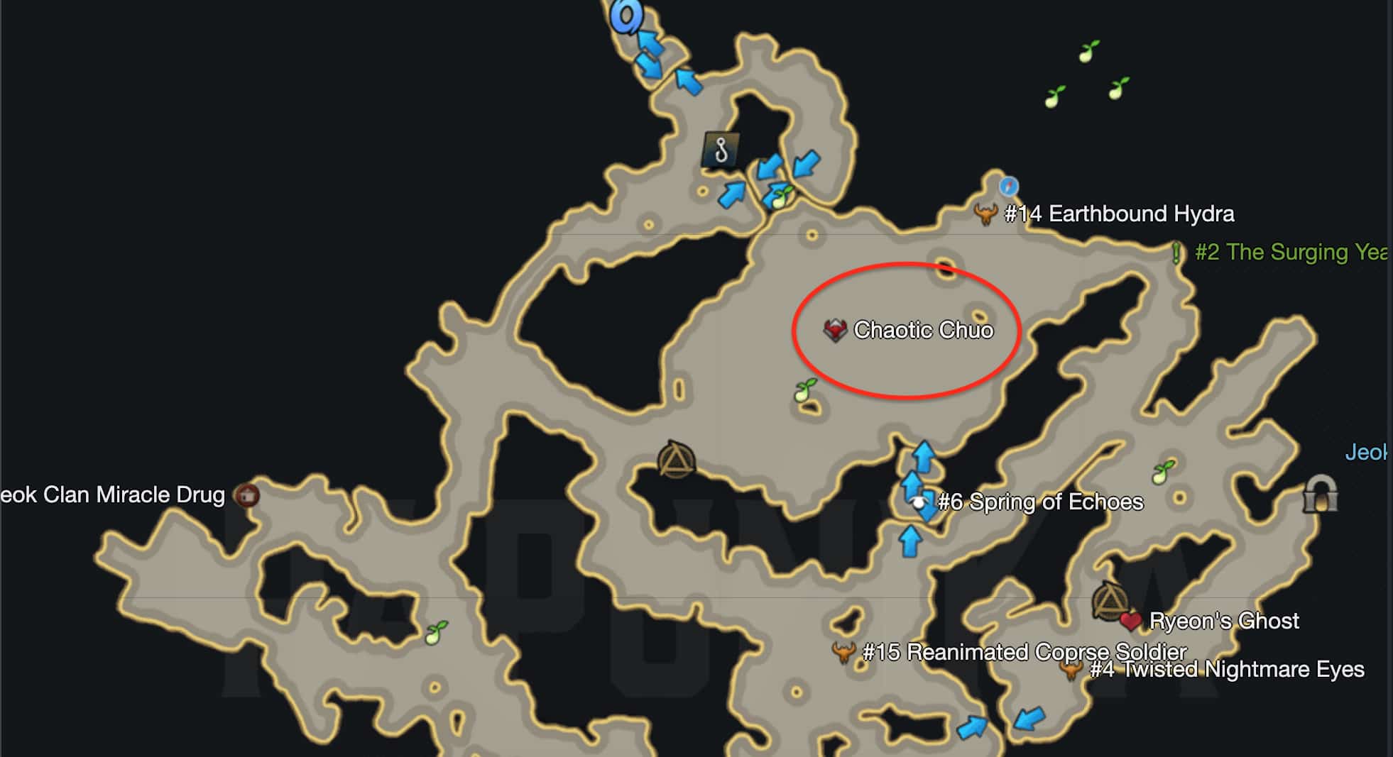 lost ark chaotic chuo location spawn