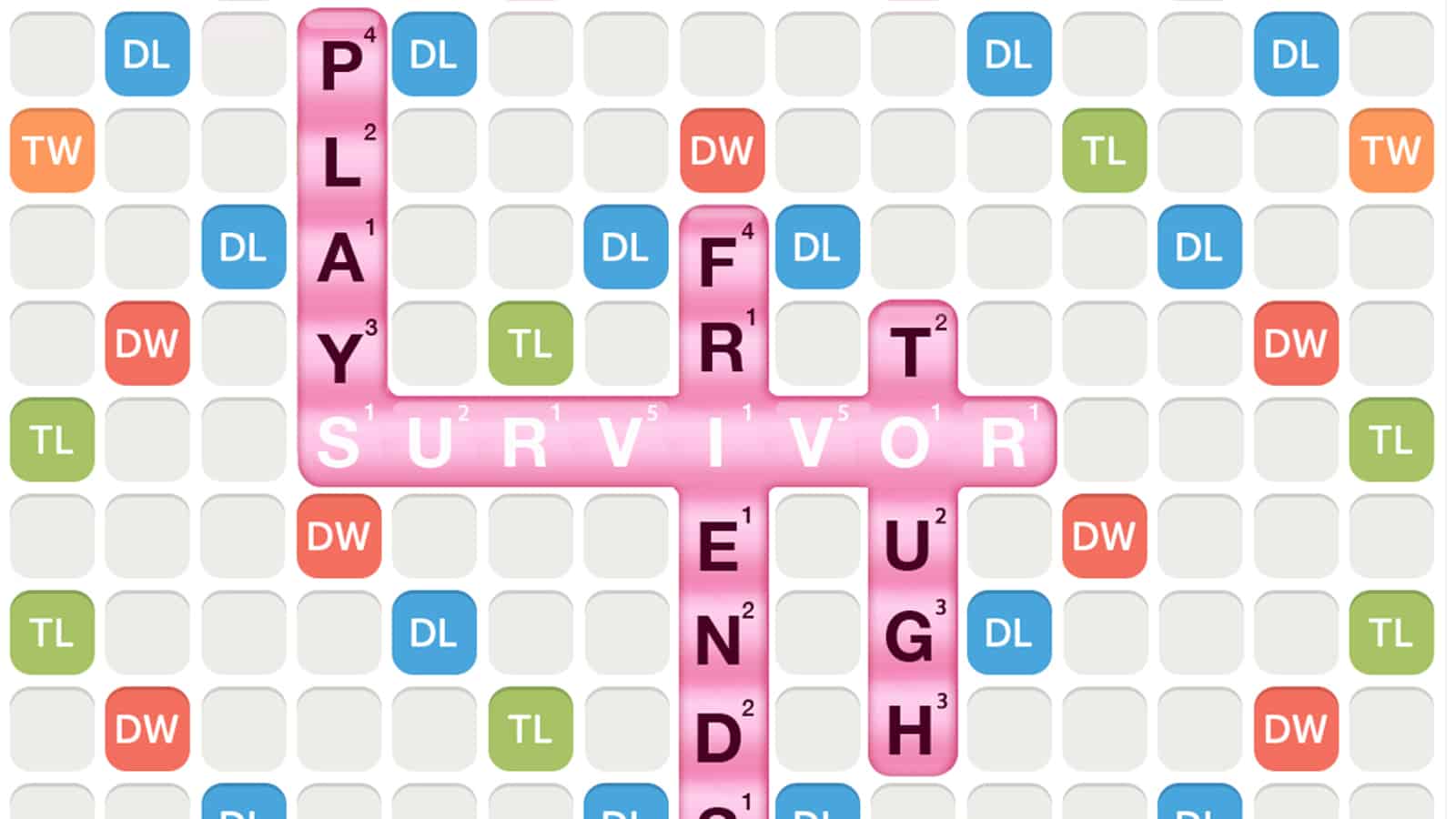 An image of words with friends 2 gameplay