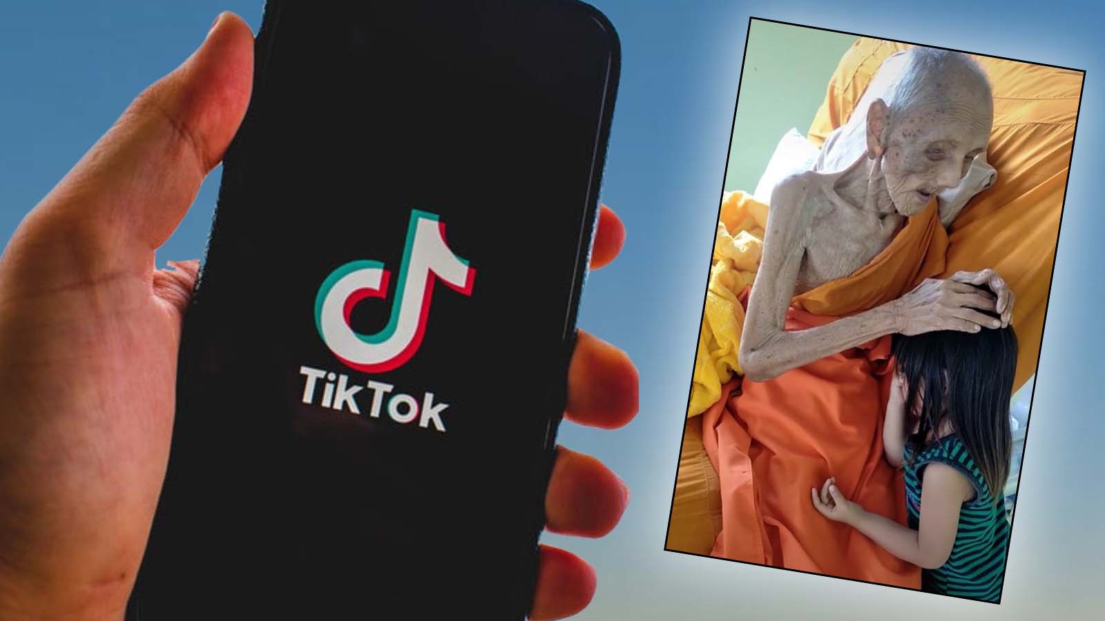 TikTok monk elderly 163 year old man
