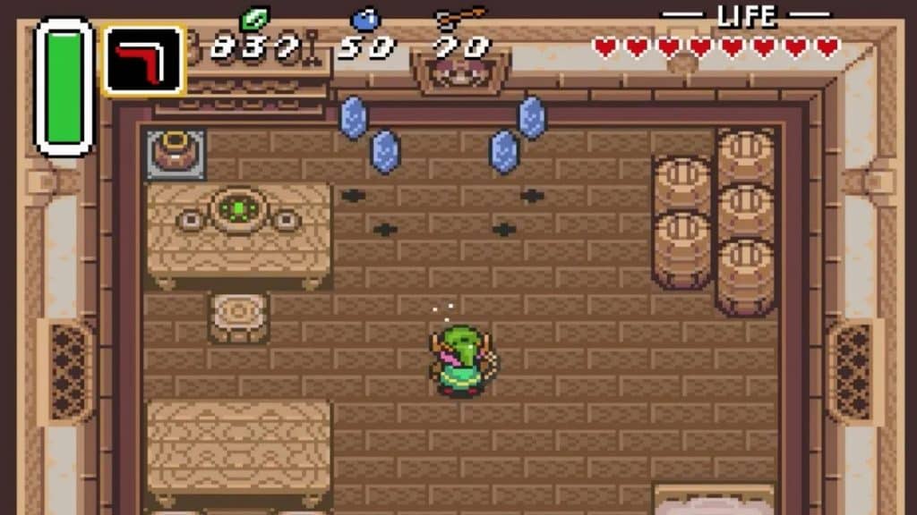 link collecting rupees in a link to the past