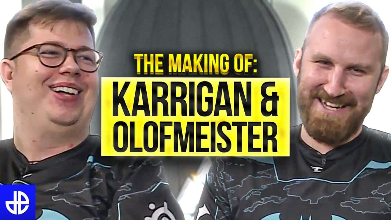 Karrigan and olofmeister smiling